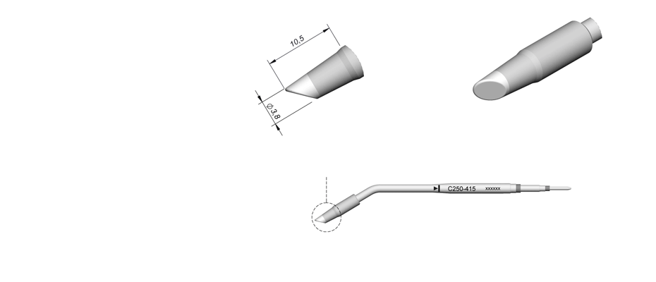 C250415 - Cartridge for AL250 iron